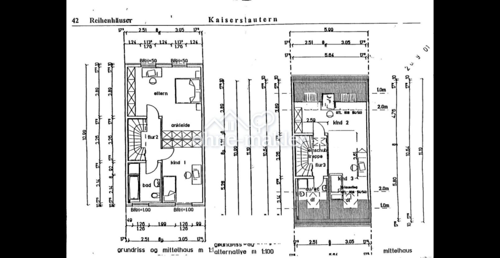 Grundriss OG und DG