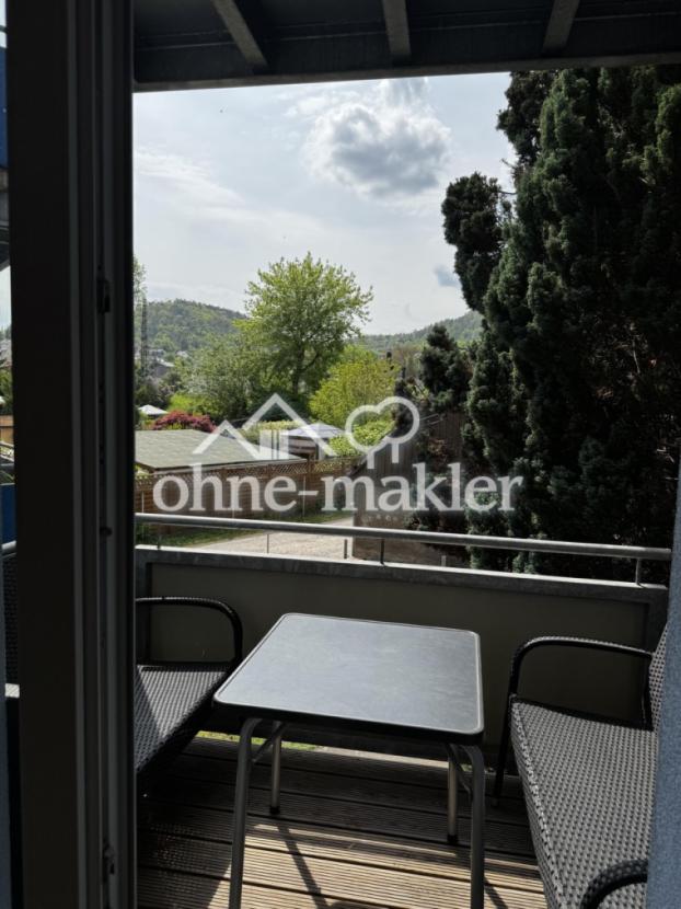 Aussicht vom Balkon