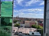 Blick vom Balkon