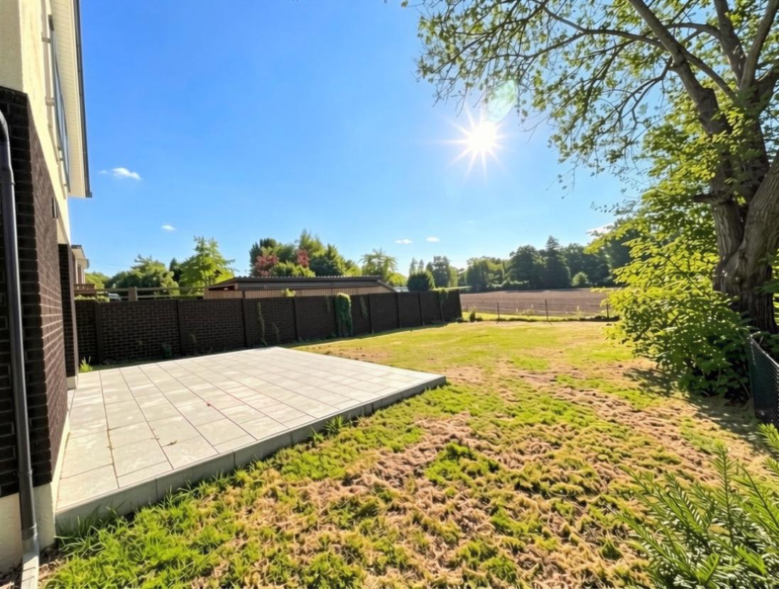 Terrasse und Garten