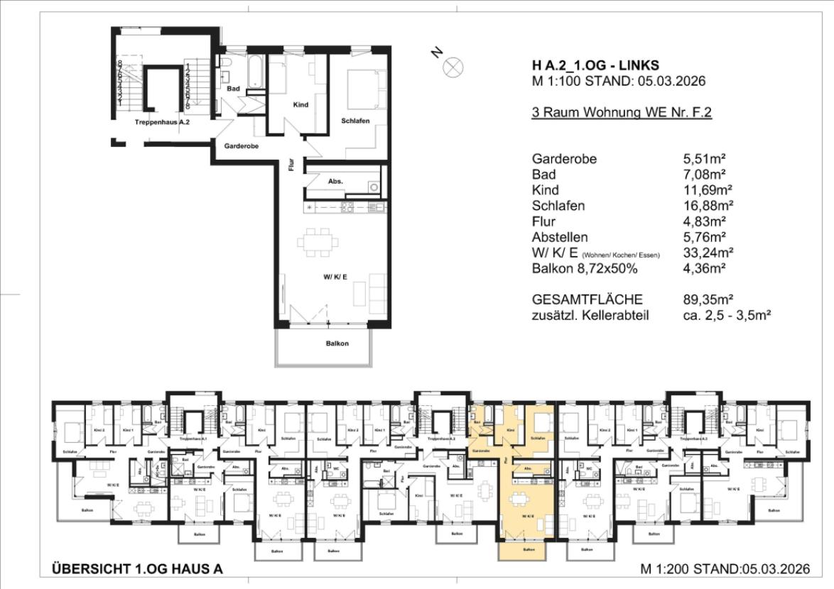 Grundriss WE15