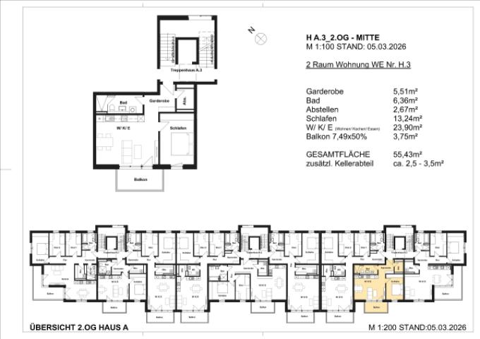 Grundriss WE26