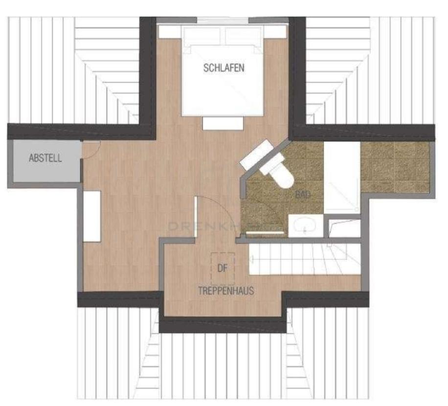 Grundriss Spitzboden