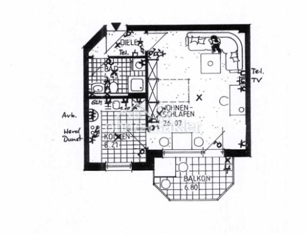 Grundriss Apartment