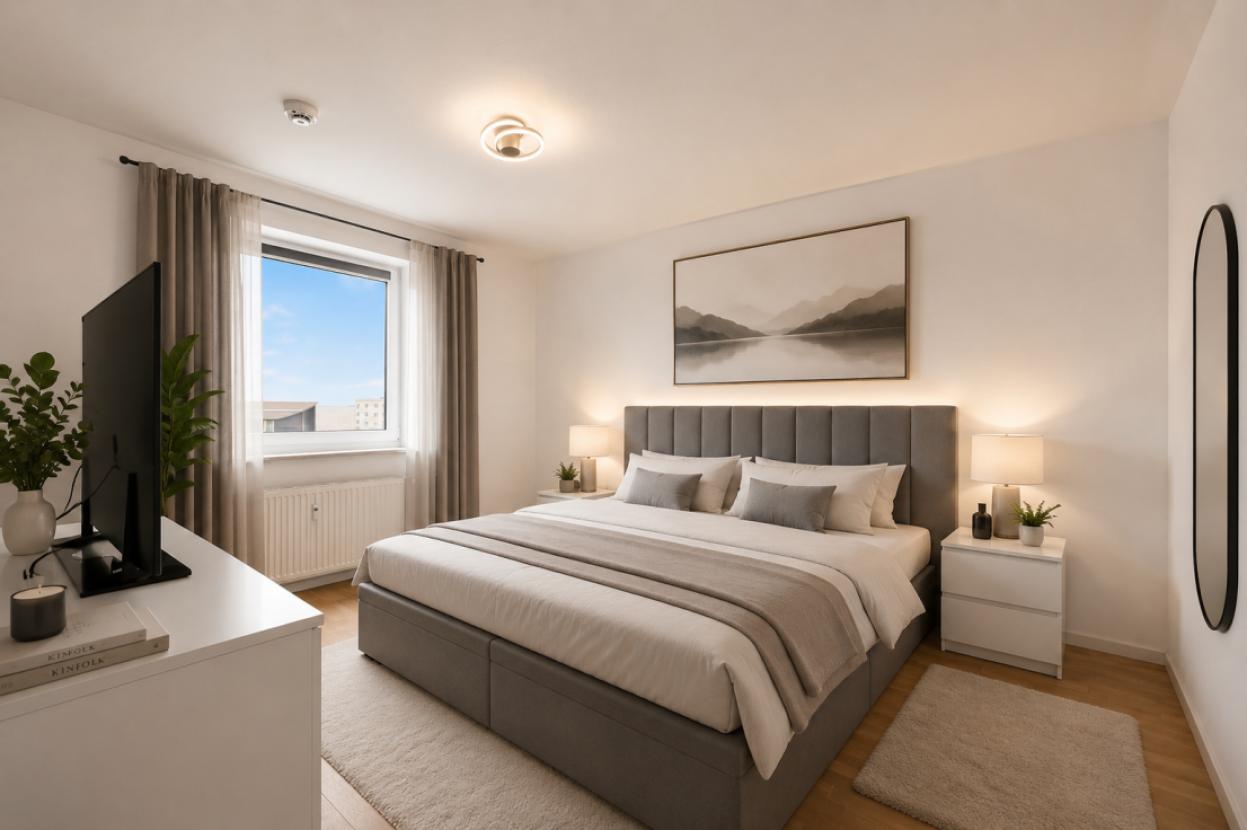 Schlafzimmer - Einrichtungsbeispiel