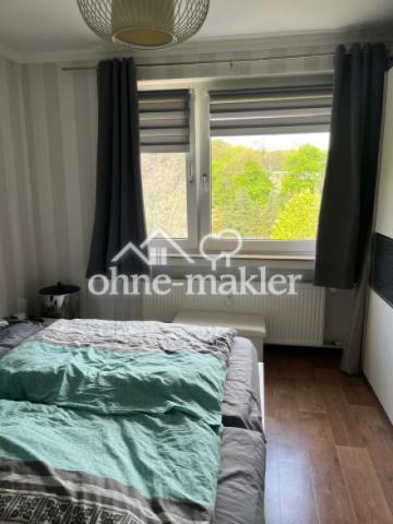 Schlafzimmer mit Ausblick