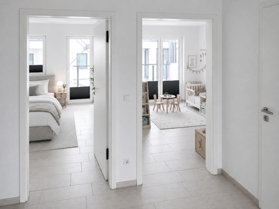 Diele & Schlafzimmer / Einrichtungsidee