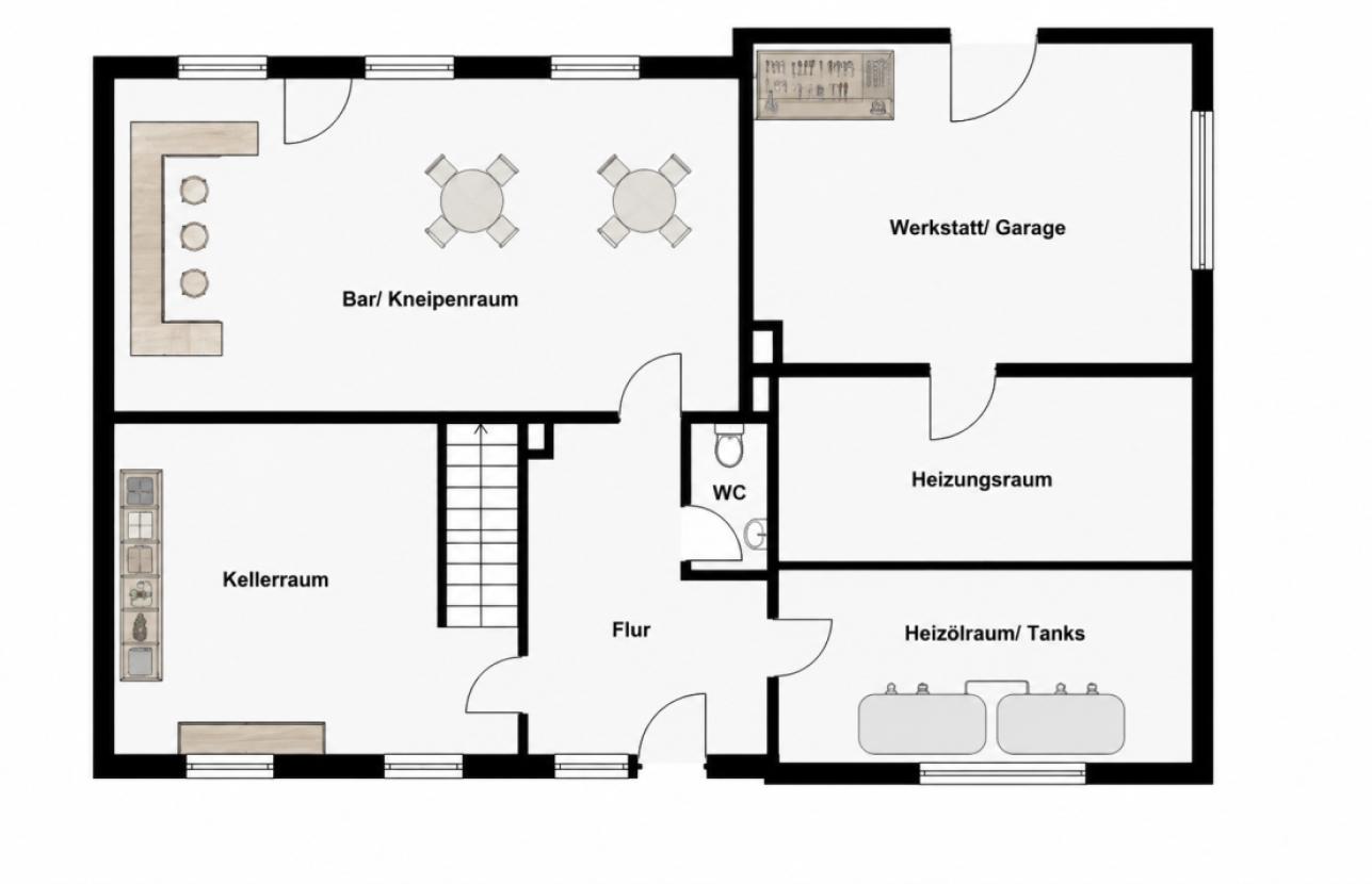 Grundriss Kellergeschoss