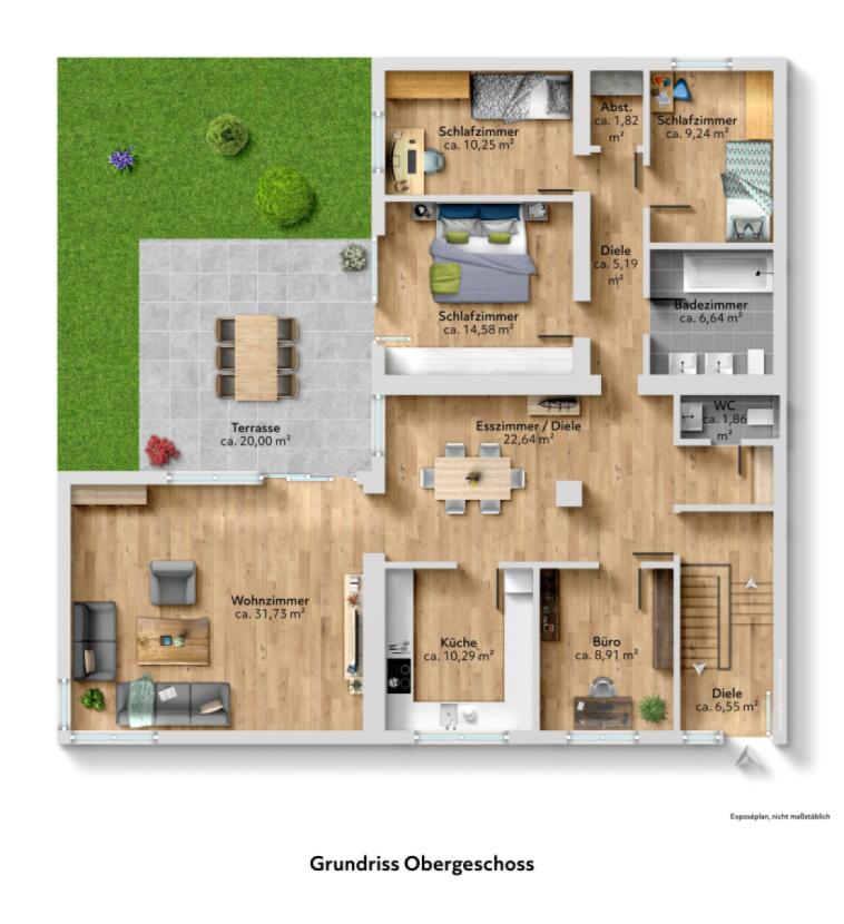 Grundriss Obergeschoss