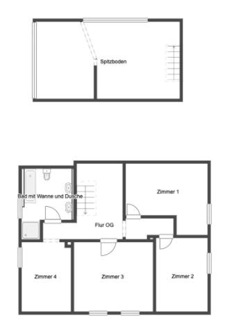 Grundriss Obergeschoss