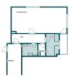 Grundriss mit Loggia