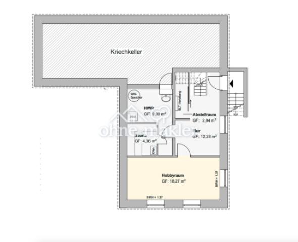 Grundriss Keller