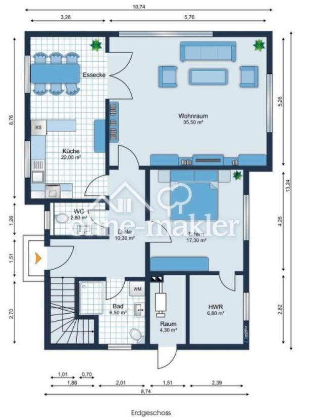 Grundriss EG