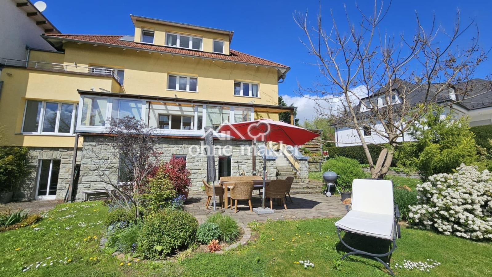 Garten, Hausansicht