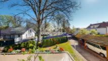 Blick vom Balkon