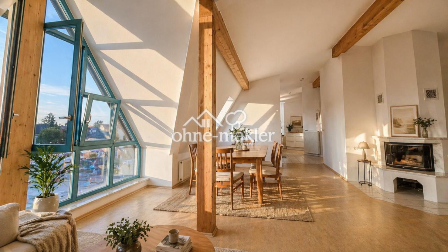 Wohnzimmer in Abendstimmung