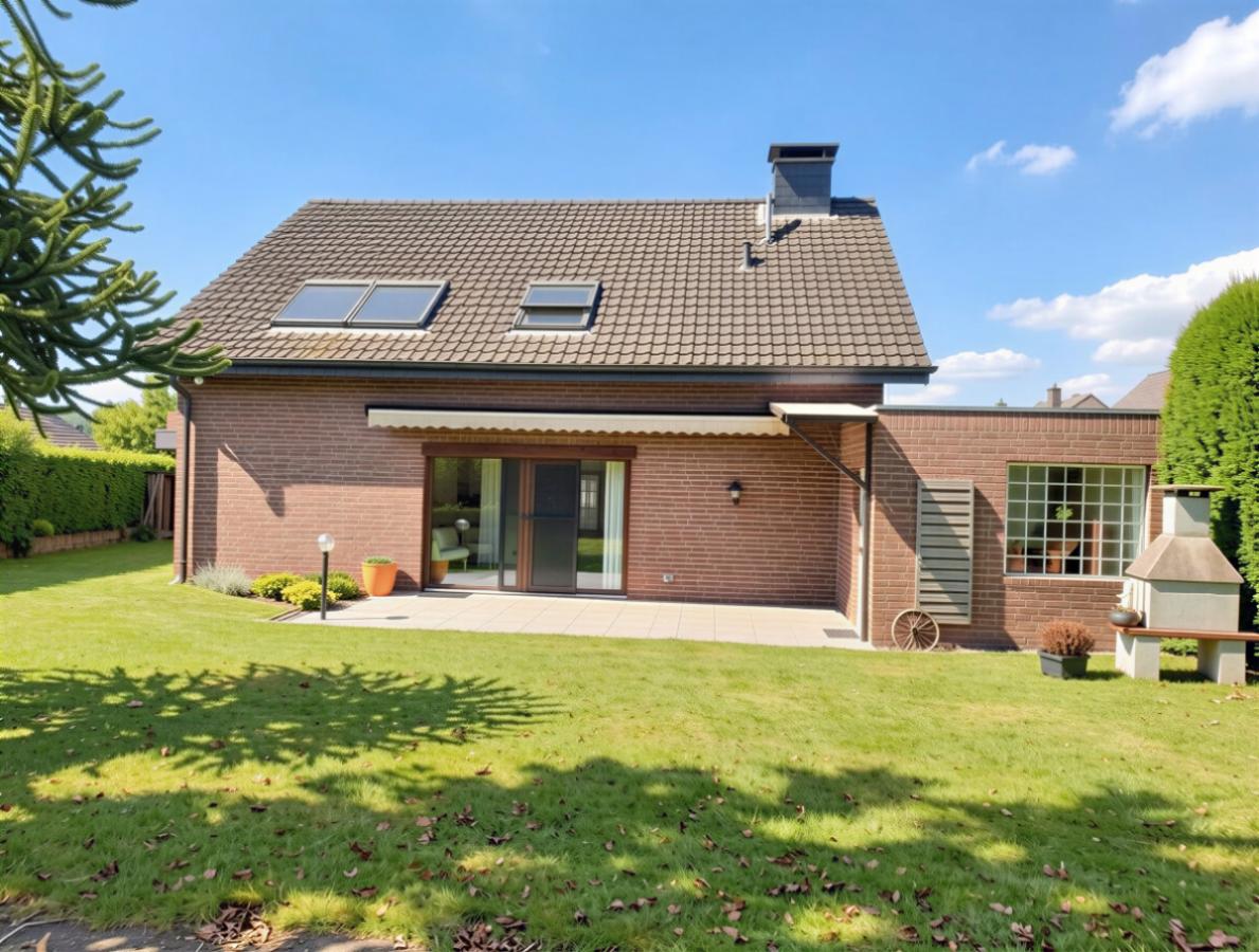 Hausansicht Garten 