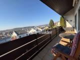 Großer Balkon mit Aussicht