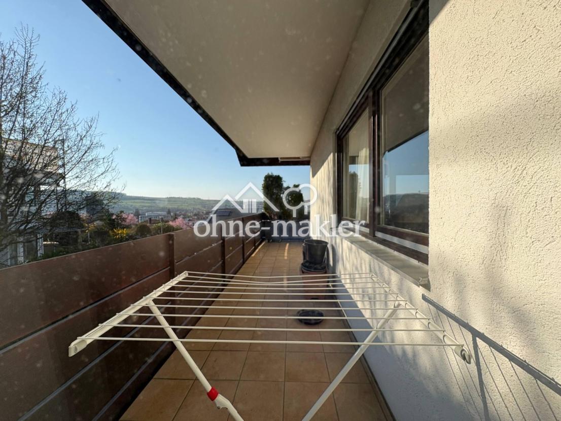Blick Badezimmerfenster