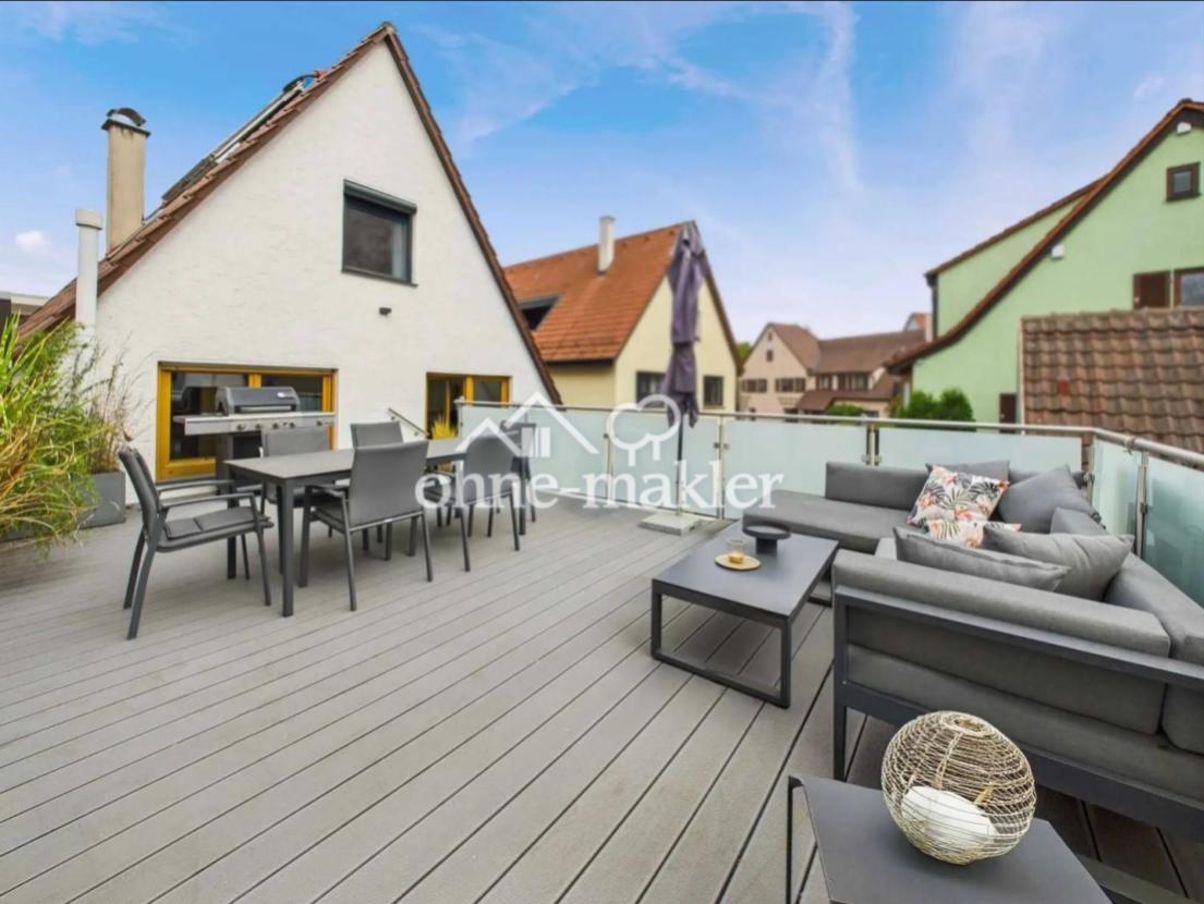 40qm Dachterrasse Süd-Ostseite