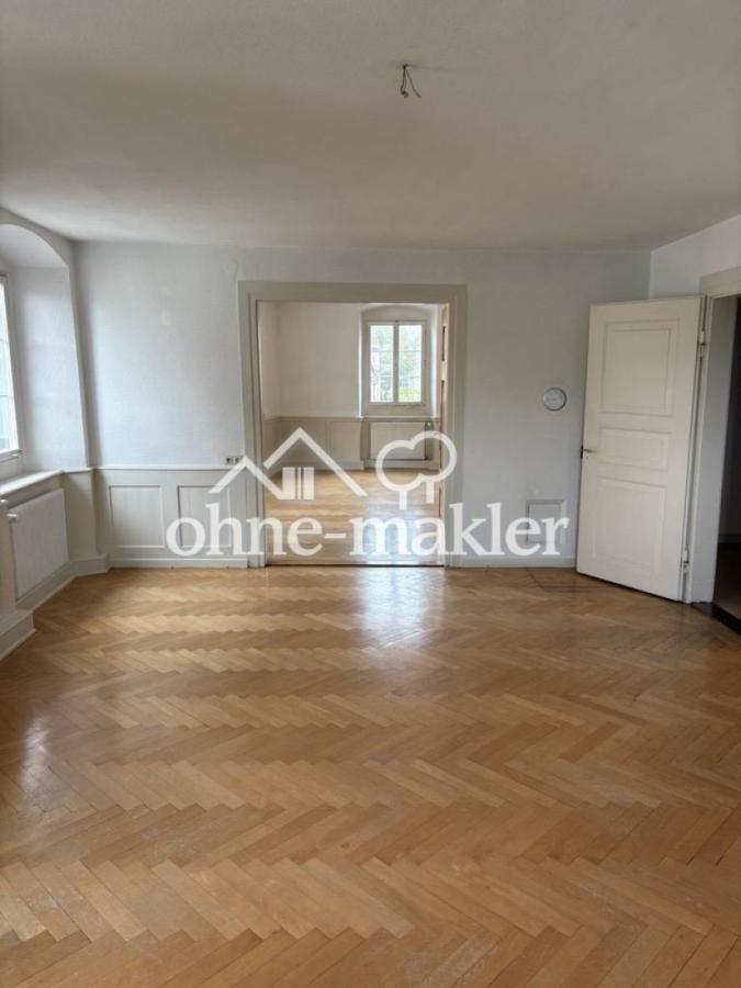 Blick Wohn- in Arbeitszimmer