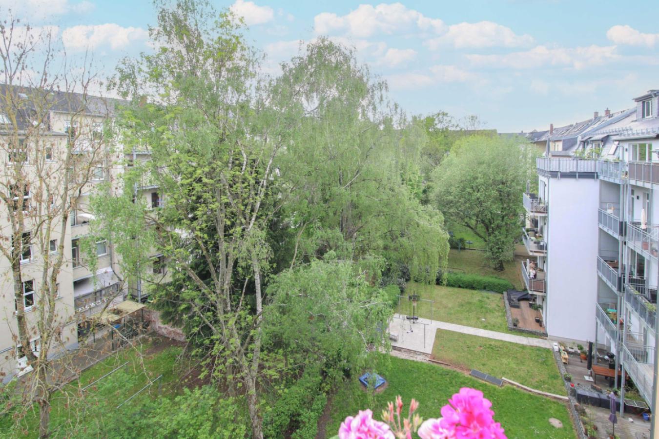 Sicht vom Balkon