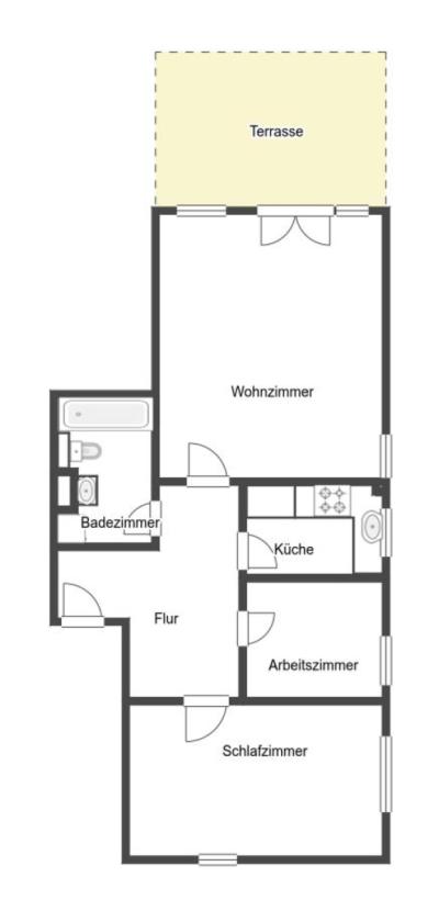 Grundriss Skizze