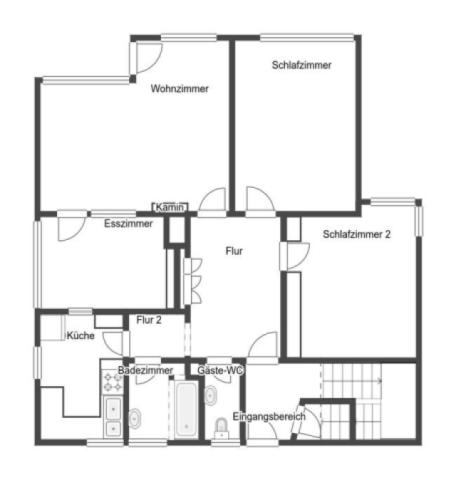 Grundriss Skizze EG