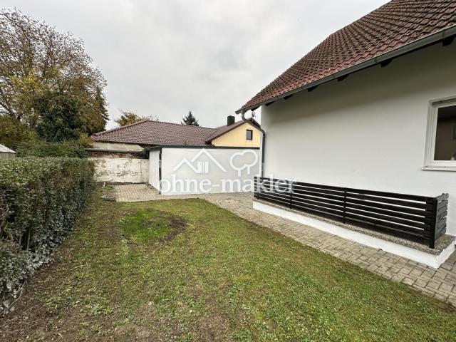 Garten Blick West Kellerabgang