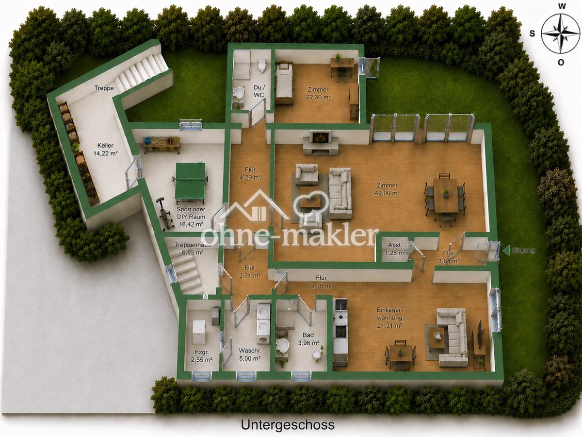 3D Grundriss EG