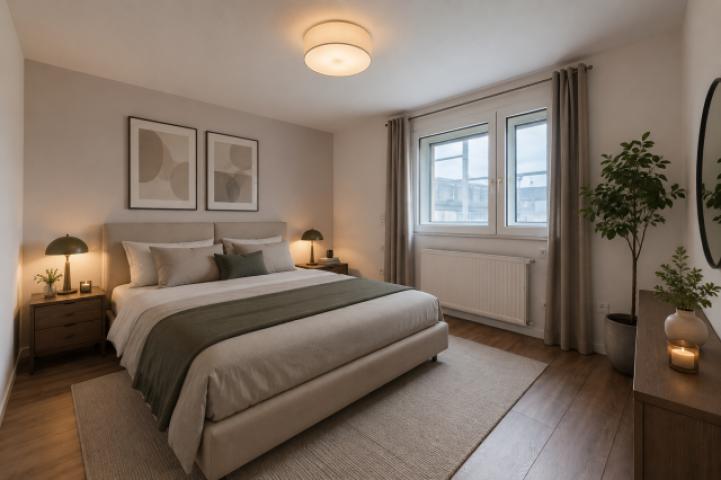 Einrichtungsbeispiel Schlafzimmer