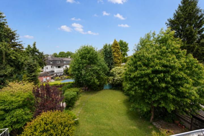 Aussicht in Garten