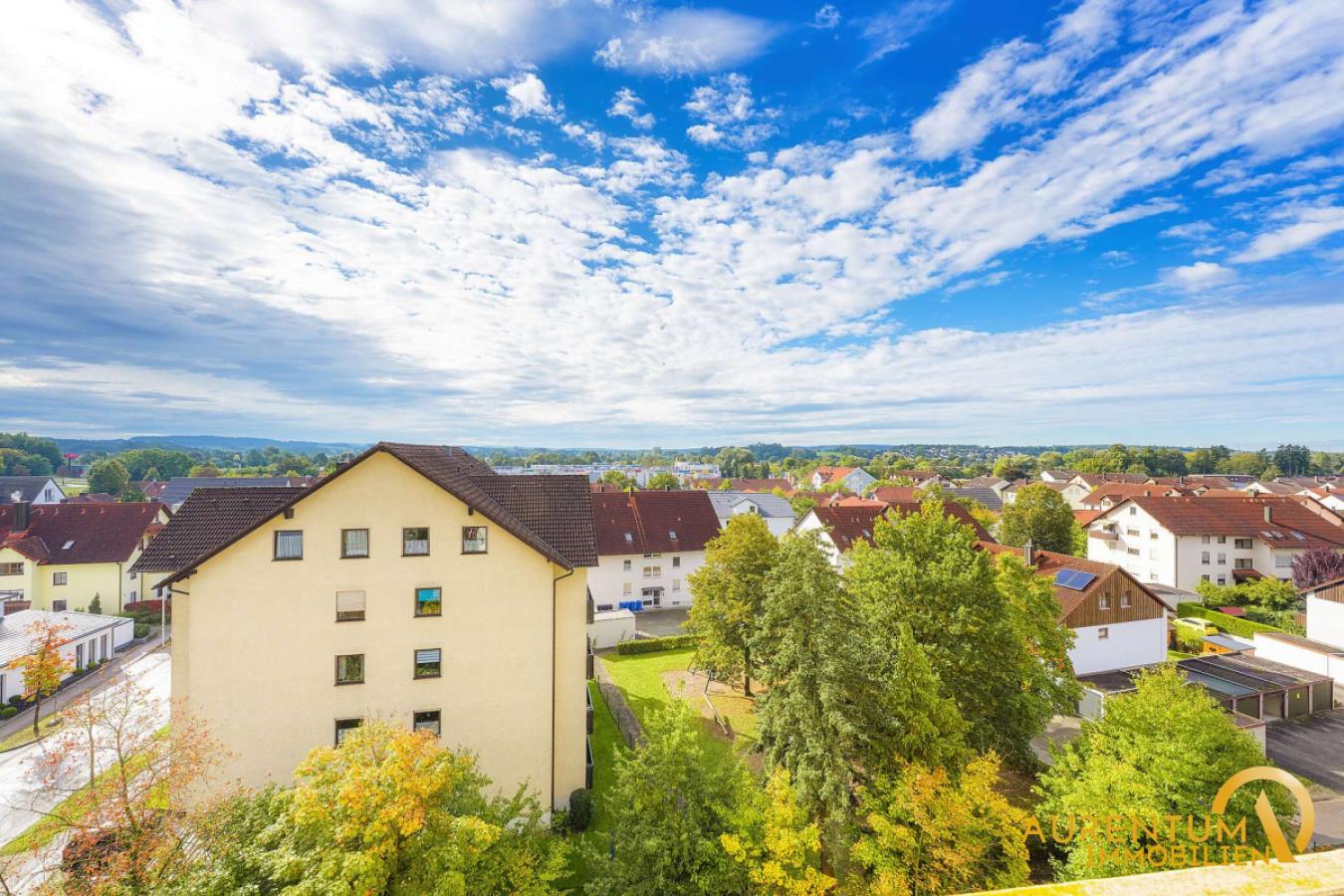 Aussicht vom Balkon