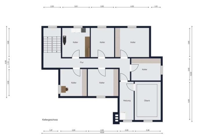 Grundriss Kellergeschoss
