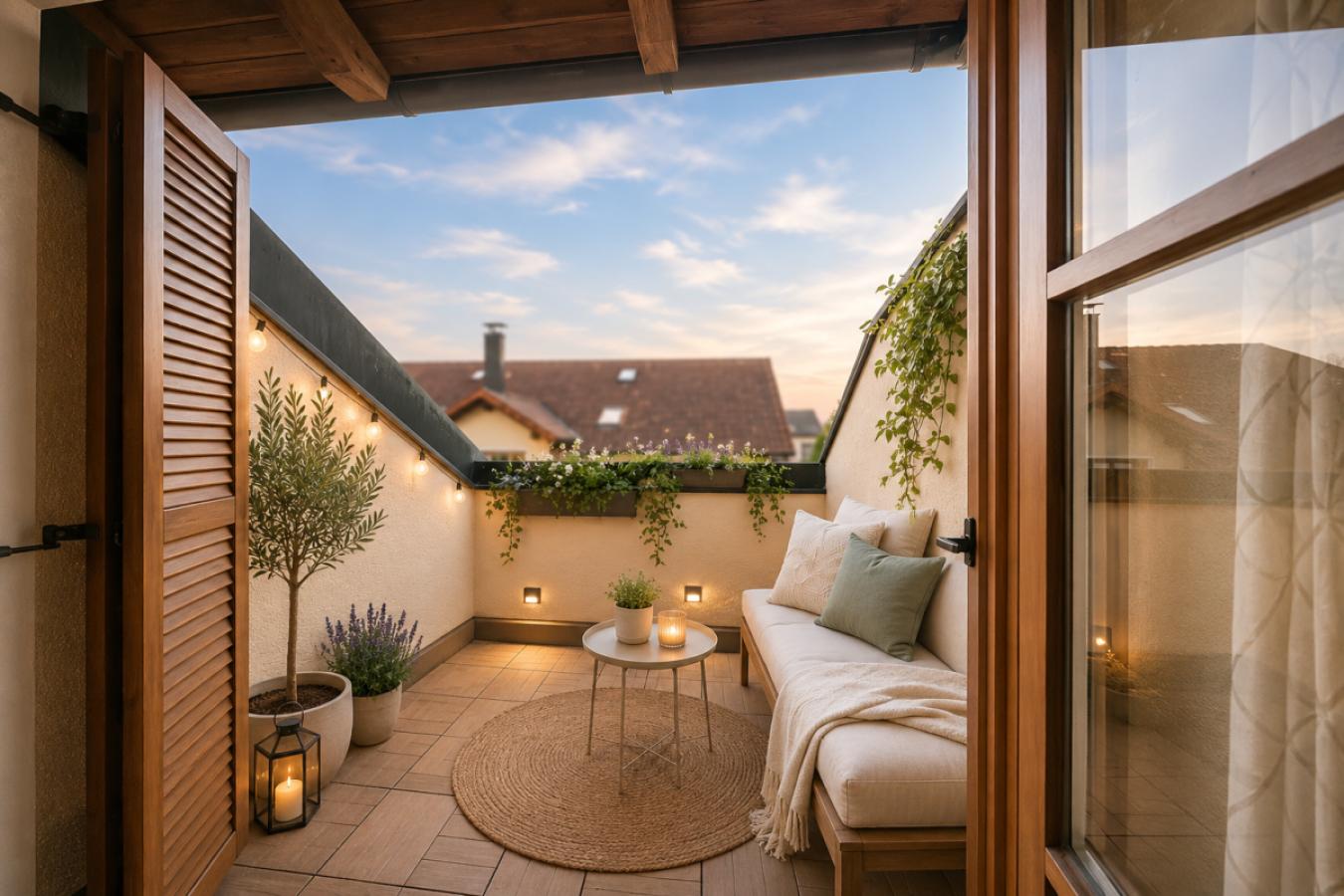 Loggia - Einrichtungsbeispiel