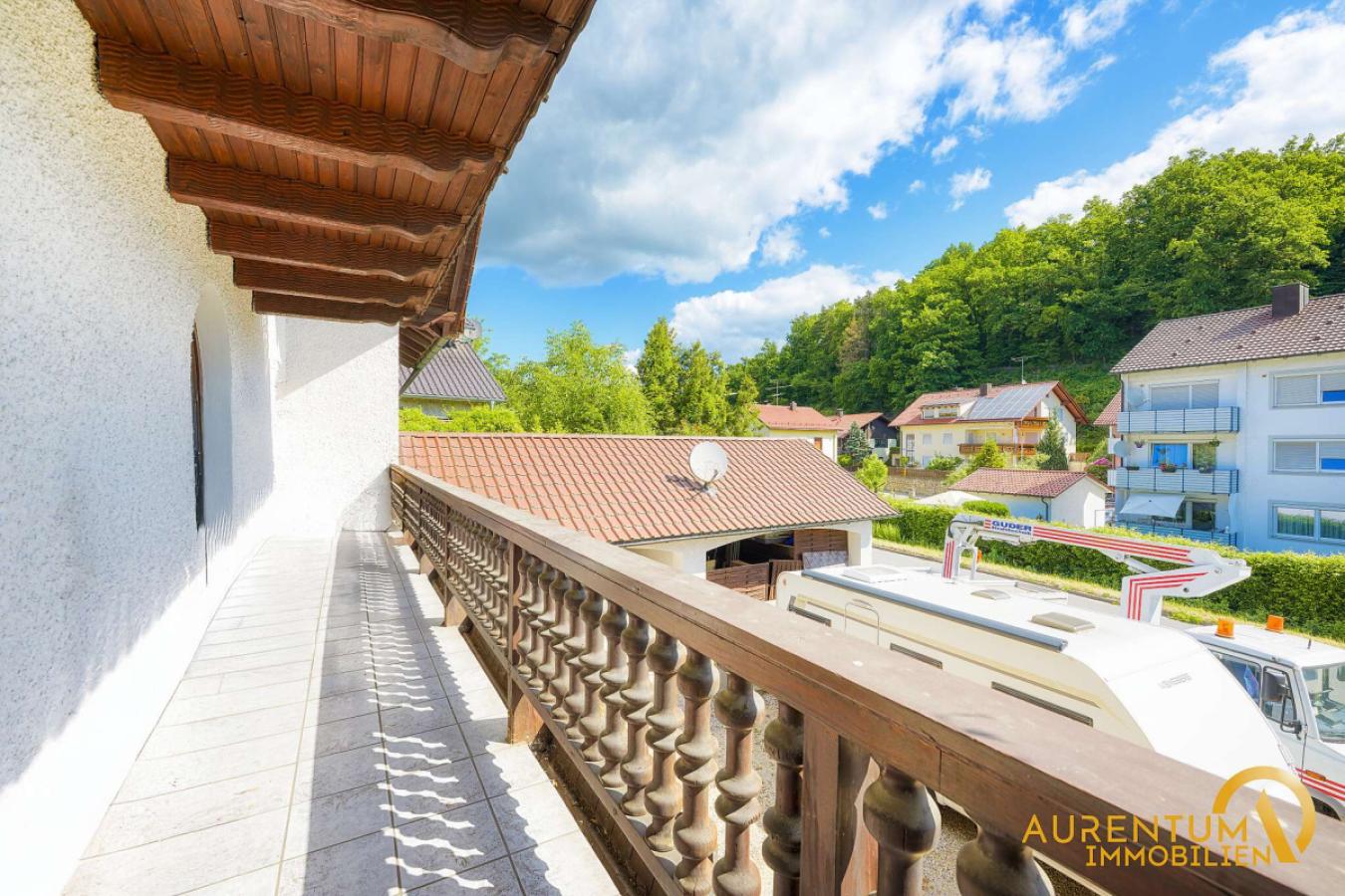 Blick von der Terrasse EG