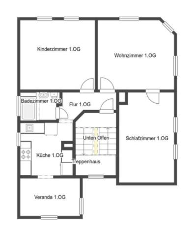 Grundriss Skizze 1.OG