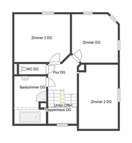 Grundriss Skizze 3.OG