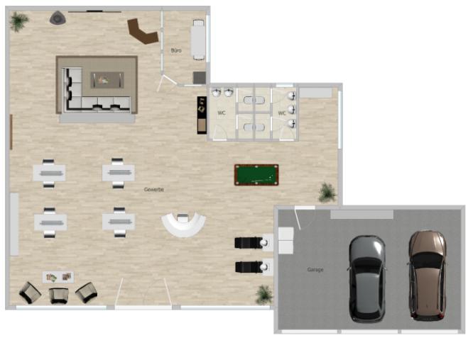 Grundriss Gewerbe