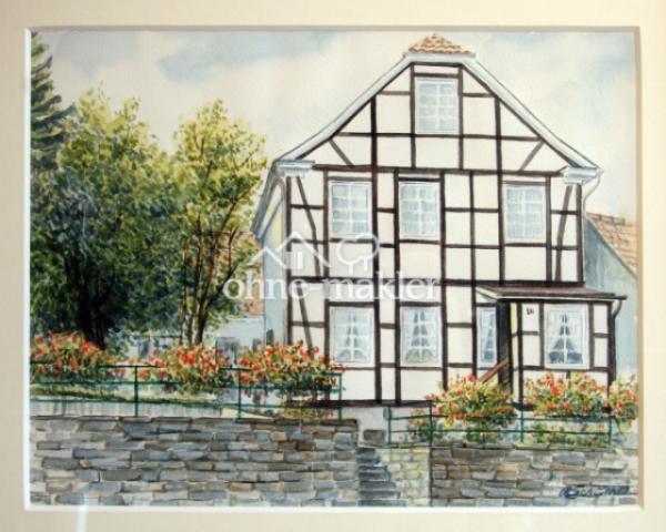 Hausansicht künstlerisch