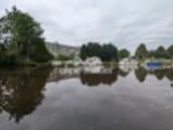 Blick vom Hafen