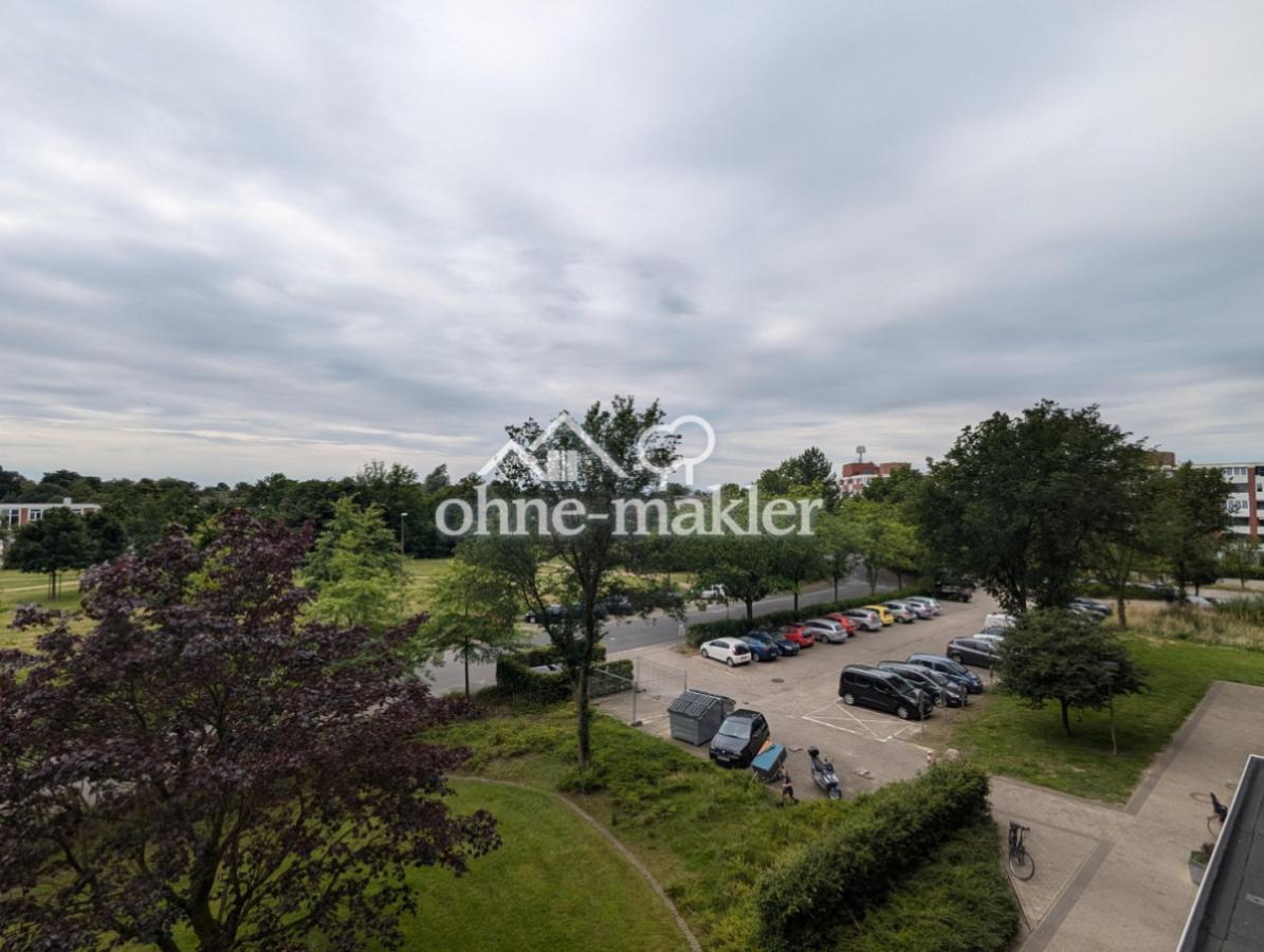 Blick vom Laubengang