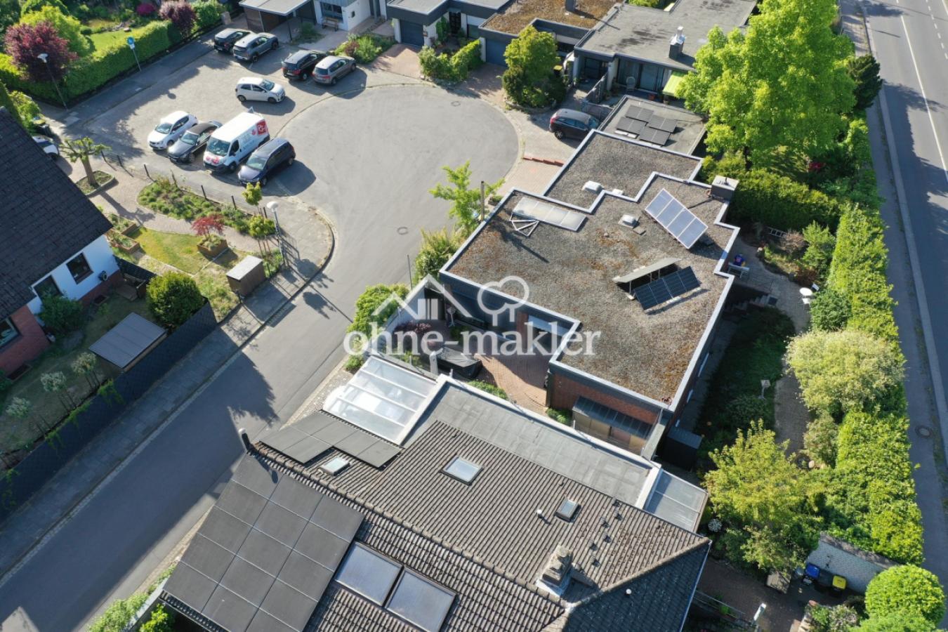 Bungalow von oben