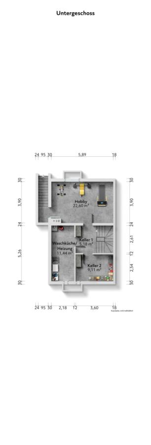 Grundriss Untergeschoss