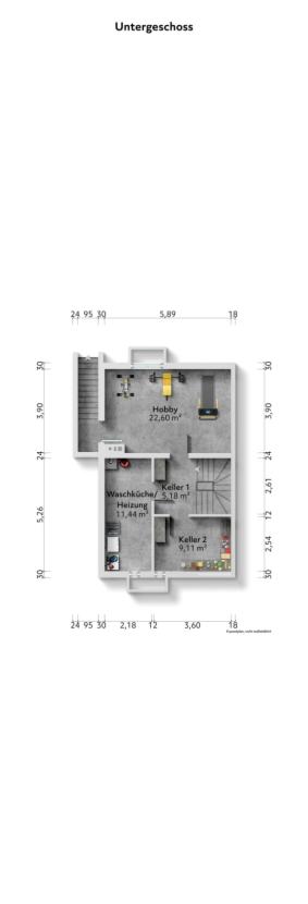 Grundriss Untergeschoss