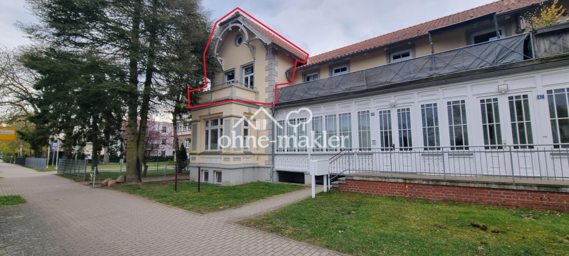 Wohnung markiert
