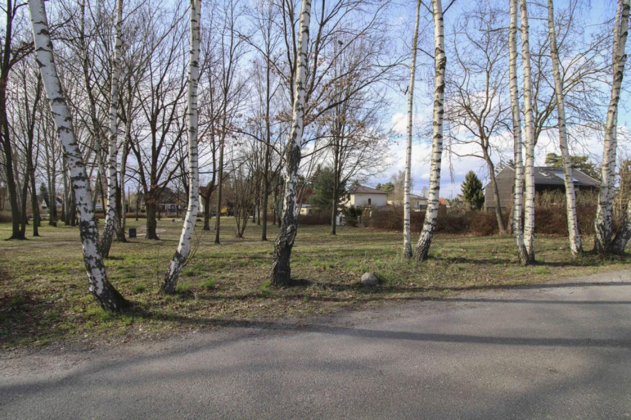 Park bei der Straße