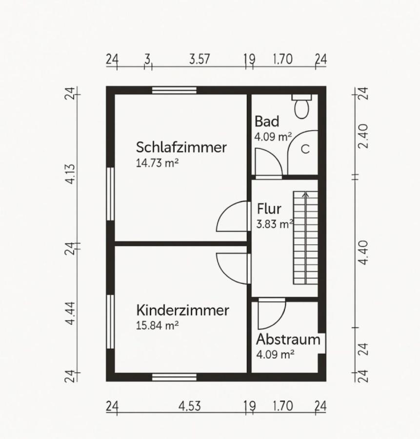 Grundriss Skizze 1.OG