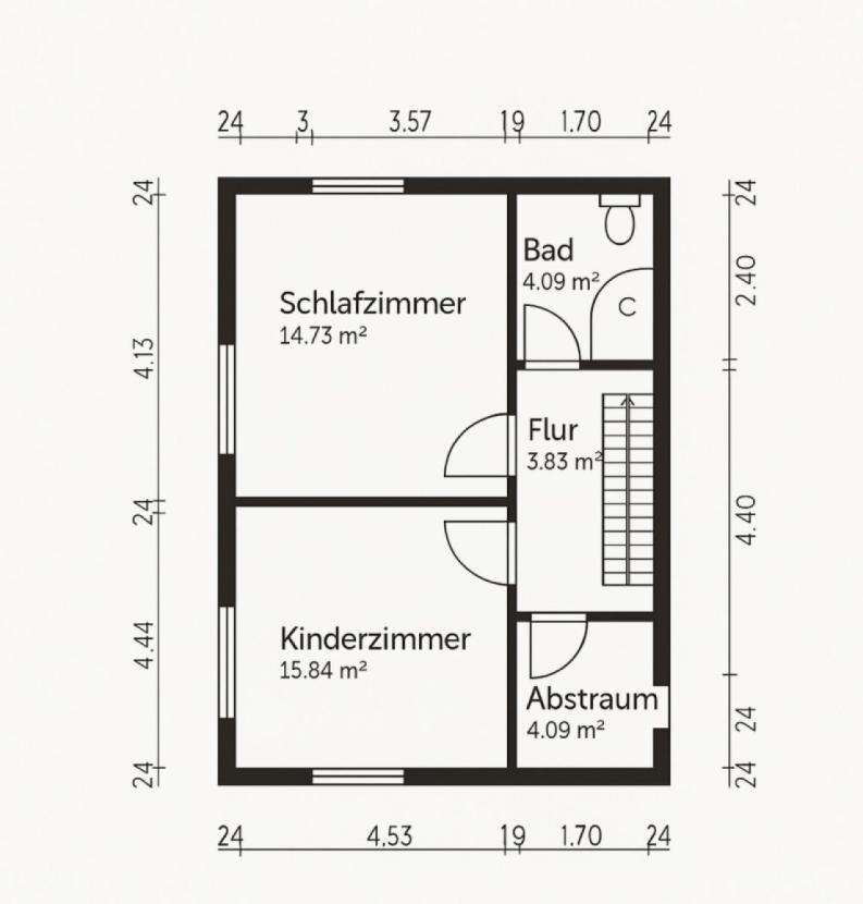 Grundriss Skizze 1.OG