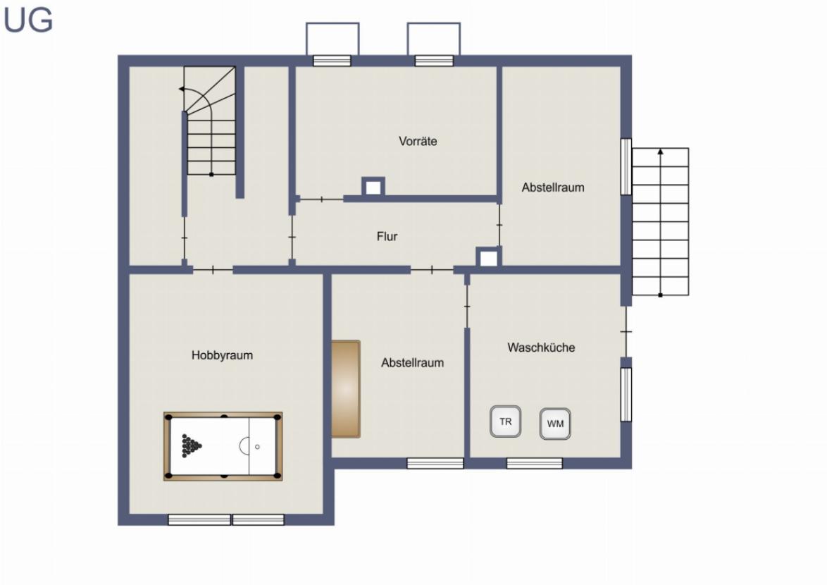 Grundriss UG